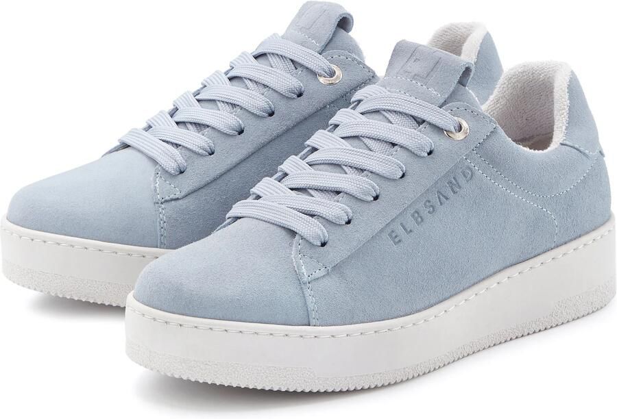 Elbsand Sneakers laag pastelblauw