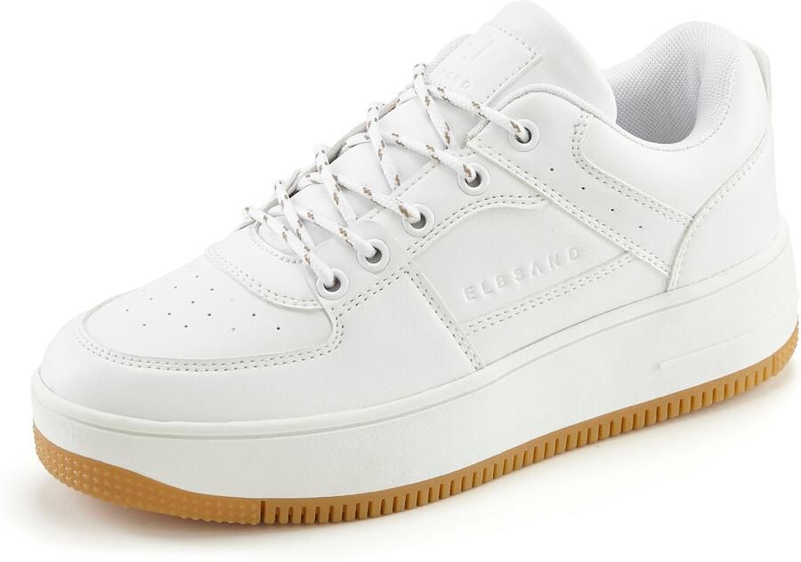 Elbsand Sneakers laag wit