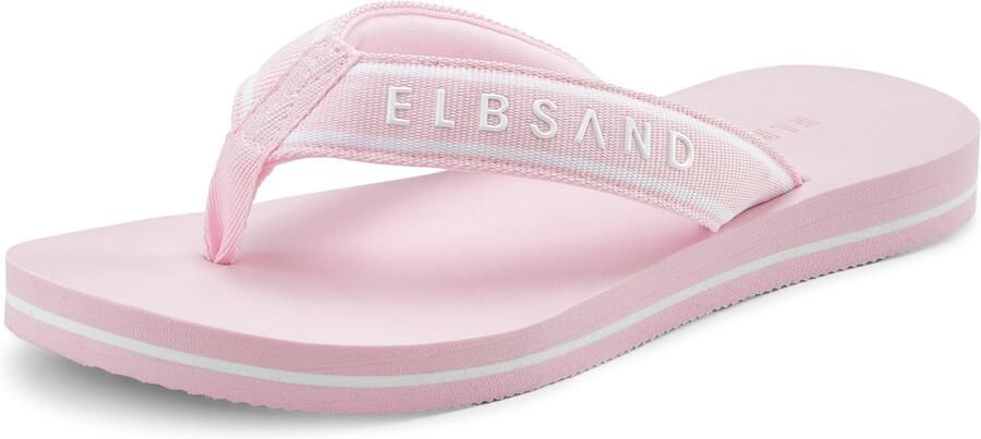 Elbsand Teenslippers rosé wit - Foto 4