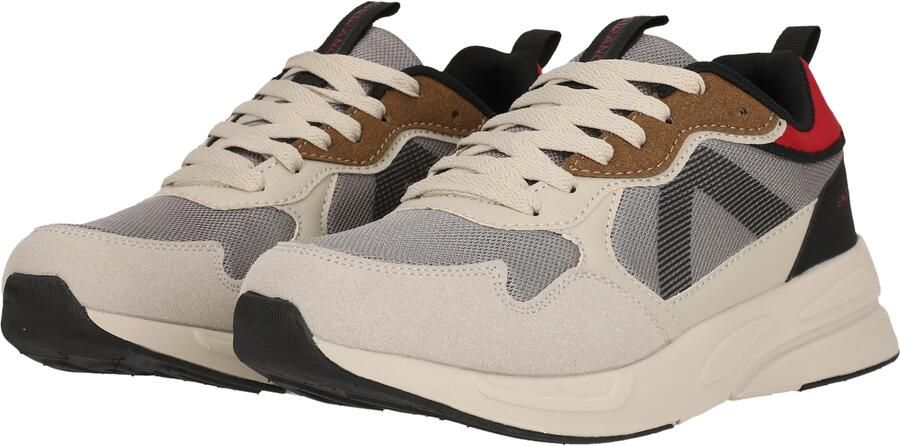 ENDURANCE Sneakers laag 'Abantes' stone grey lichtgrijs cranberry zwart - Foto 6