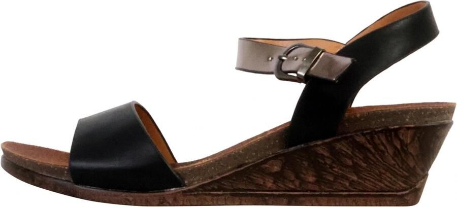 Enza Nucci Sandalen met plateauzool en riempje - Foto 5