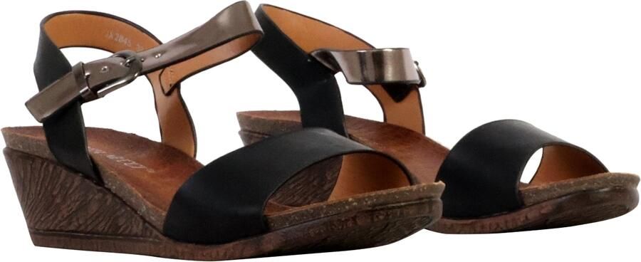 Enza Nucci Sandalen met plateauzool en riempje - Foto 6