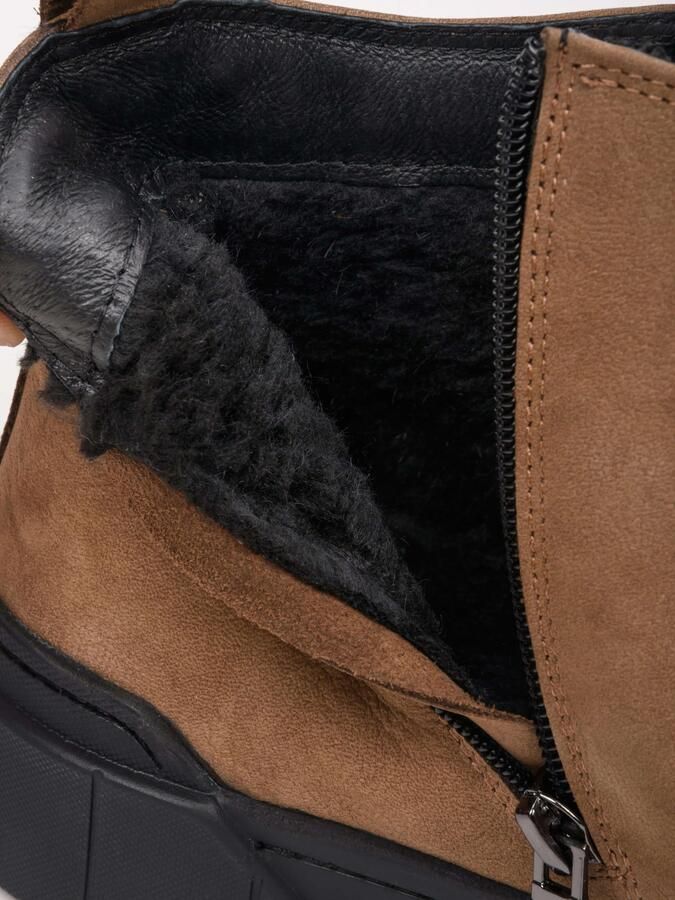 Estro Heren Bruine High-Top Winter Sneakers Er00112219 Brown - Foto 2