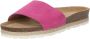 Espadrij Women's Copine Velour Sandalen beige roze - Thumbnail 2
