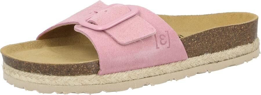 Espadrij Women's Copine Mono Velour Sandalen beige roze - Foto 2