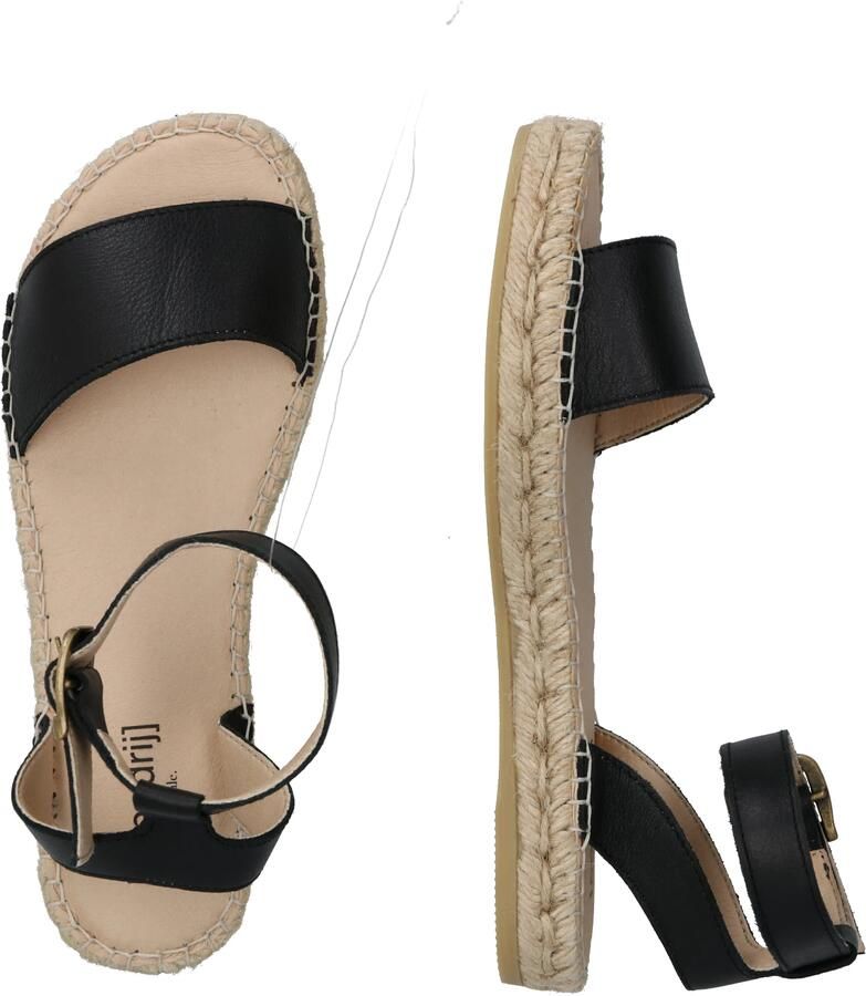 Espadrij l´originale Sandalen met riem 'Nimes' zwart - Foto 3