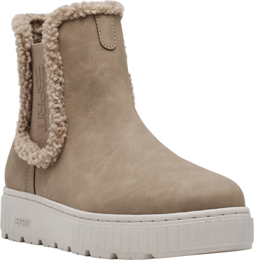 Esprit Shoes Chelsea boots 'PINA' beige