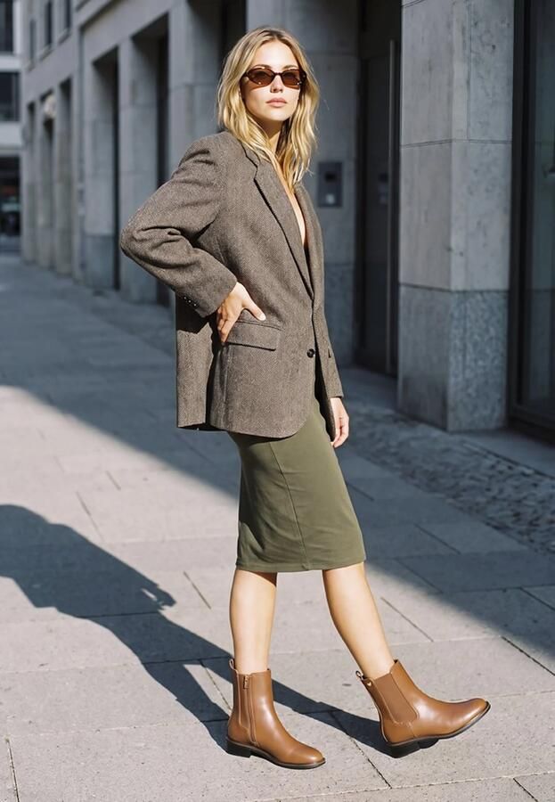 Esprit Shoes Enkellaarsjes 'Bobby' cognac - Foto 6