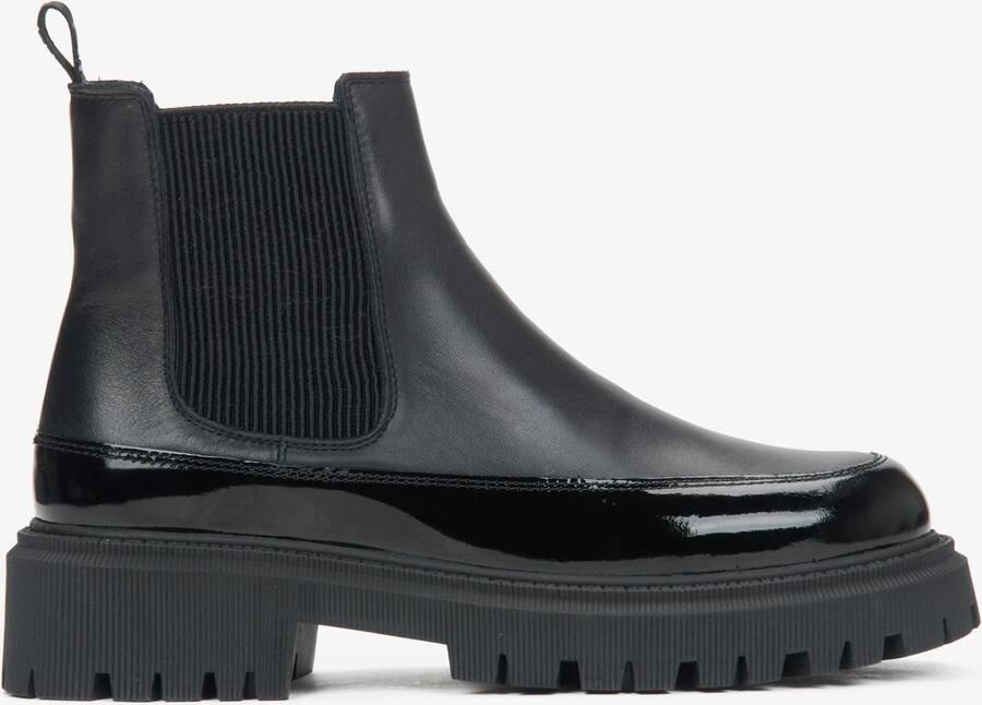 Estro Chelsea boots '09-3247' zwart