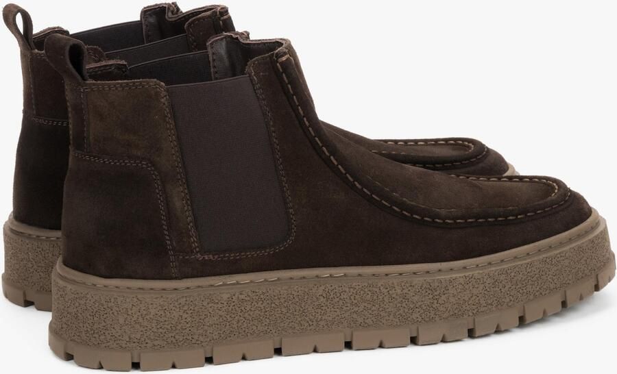 Estro Chelsea boots '09-4813' donkerbruin - Foto 5