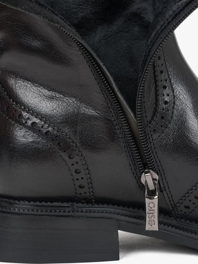 Estro Klassieke Brogue Enkellaarzen - Foto 7