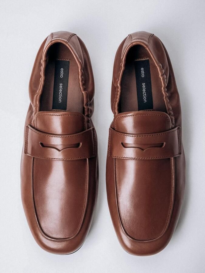 Estro Mocassins '187-1' bruin - Foto 2