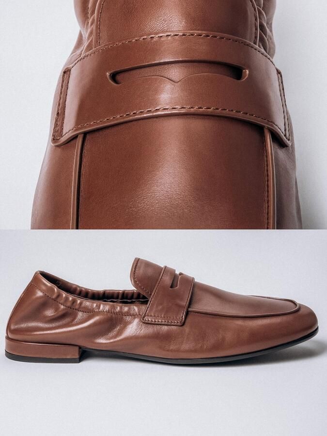 Estro Mocassins '187-1' bruin - Foto 4