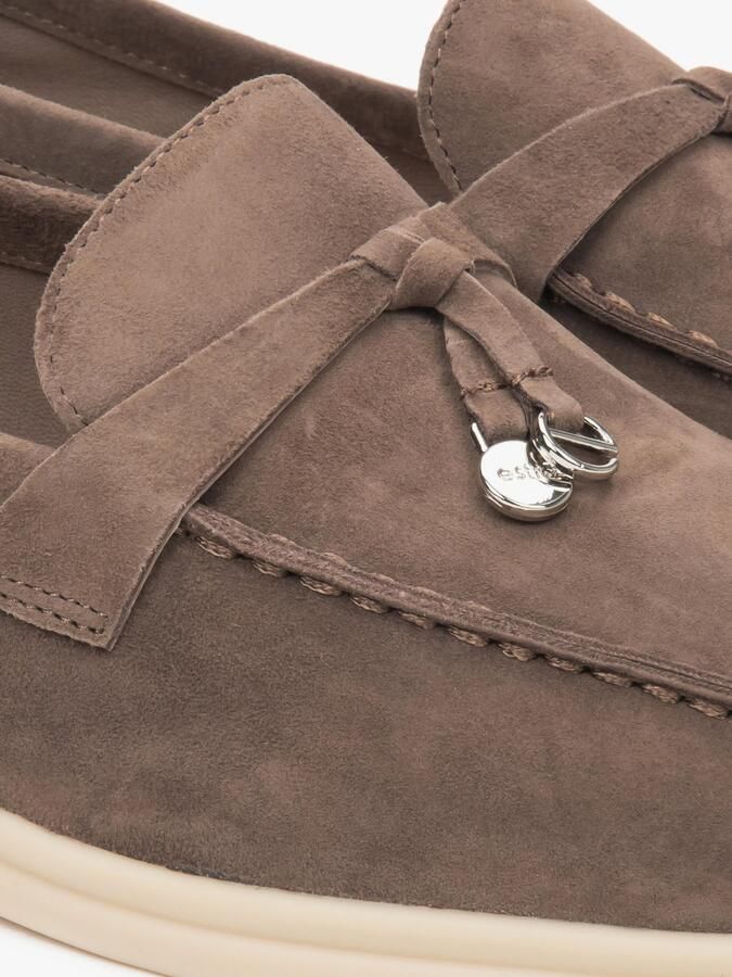 Estro Mocassins '935-2' lichtbruin - Foto 4