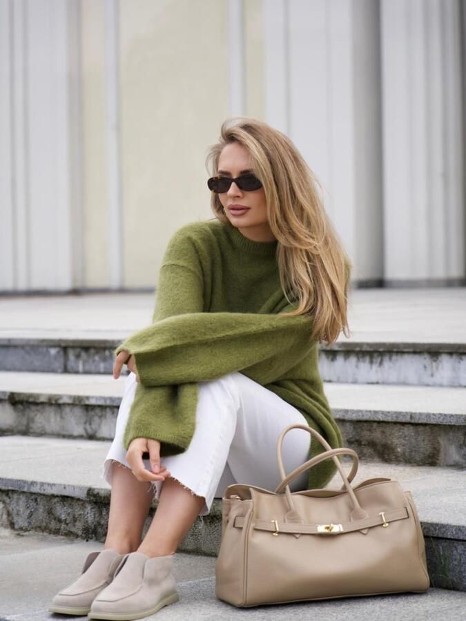 Estro Beige Hoge Enkellaarsjes voor Dames gemaakt van Echt Italiaans Premium Velours - Foto 2