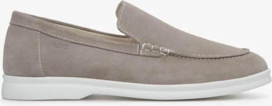 Estro Mocassins donkergrijs