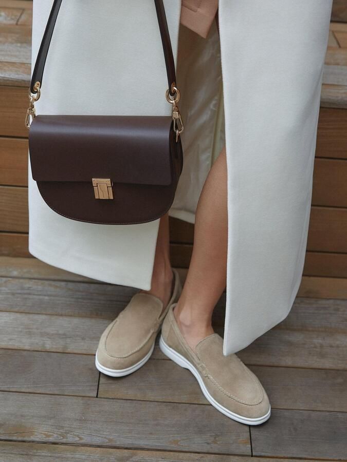 Estro Mocassins sand