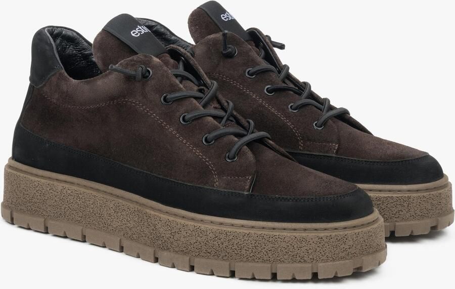 Estro Sneakers laag '09-4360' bruin - Foto 4