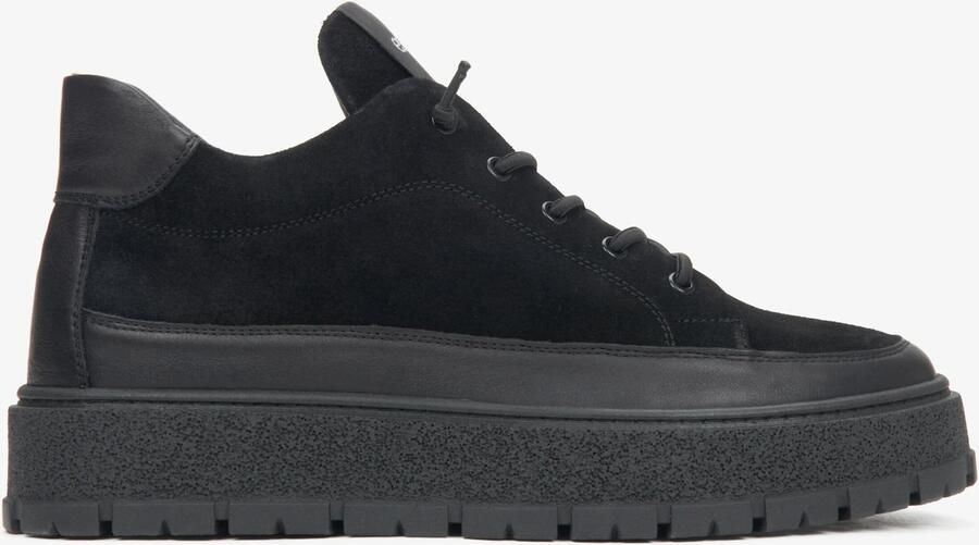Estro Sneakers laag '09-4360' zwart gemêleerd