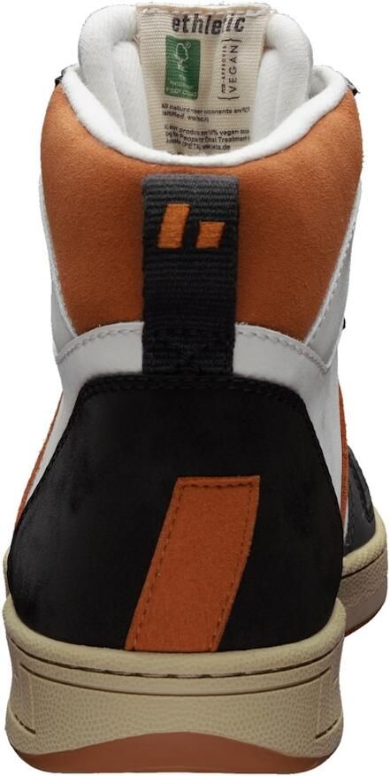 Ethletic Sneakers hoog 'Carl' cognac zwart wit