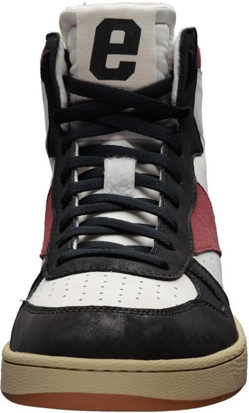 Ethletic Sneakers hoog 'Carl' donkerrood zwart wit - Foto 5