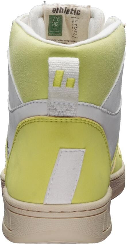 Ethletic Sneakers hoog 'Carl' limoen wit