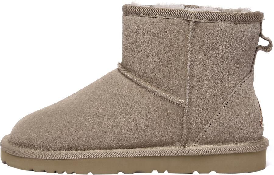 EVERAU Australia Dames Leren Korte Laarzen Ostrich