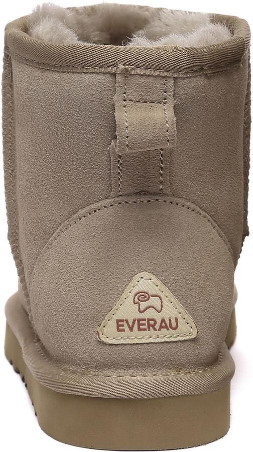 EVERAU Australia Dames Leren Korte Laarzen Ostrich - Foto 5