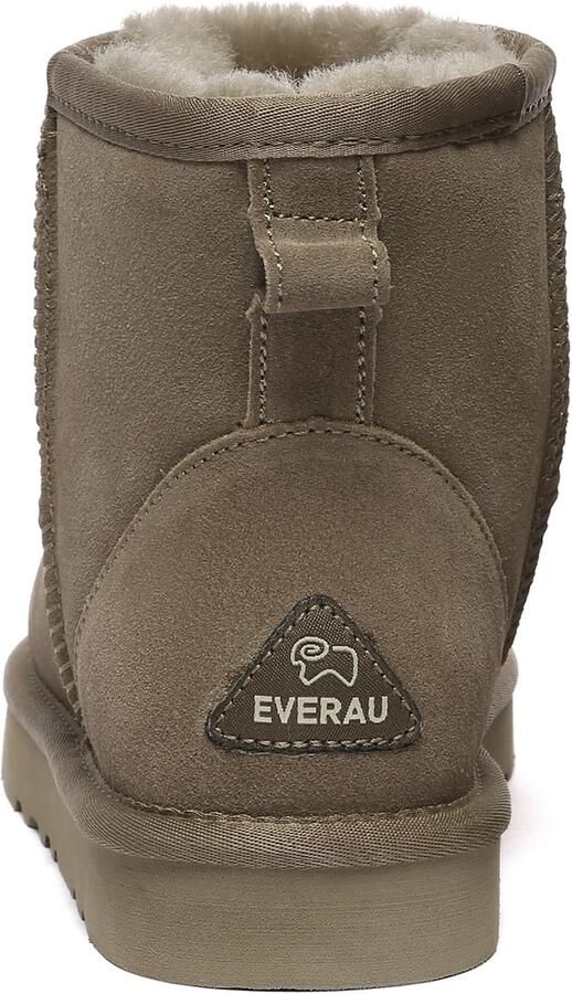 EVERAU Australia Dames Leren Korte Laarzen Ostrich - Foto 5