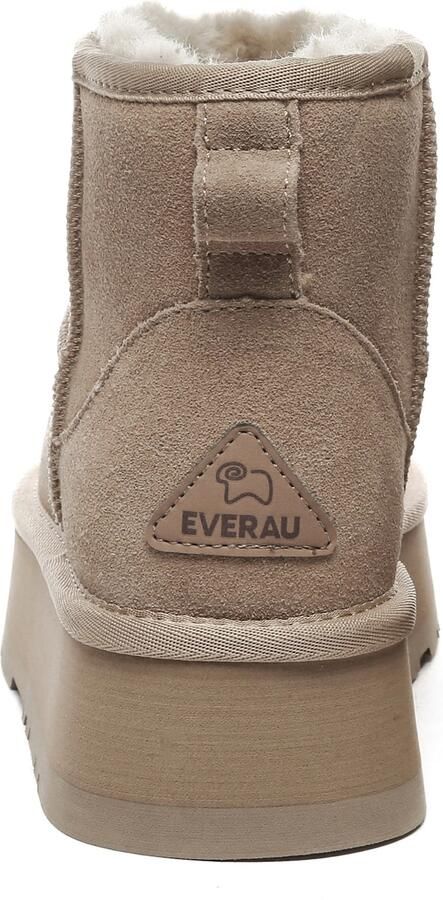 EVERAU Australia Dames Leren Plateaulaarzen Dusky - Foto 5