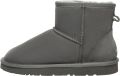 EVERAU Australia Dames Leren Korte Laarzen Ostrich - Grijs