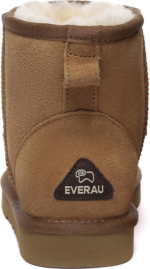 EVERAU Australia Dames Leren Korte Laarzen Ostrich - Foto 5