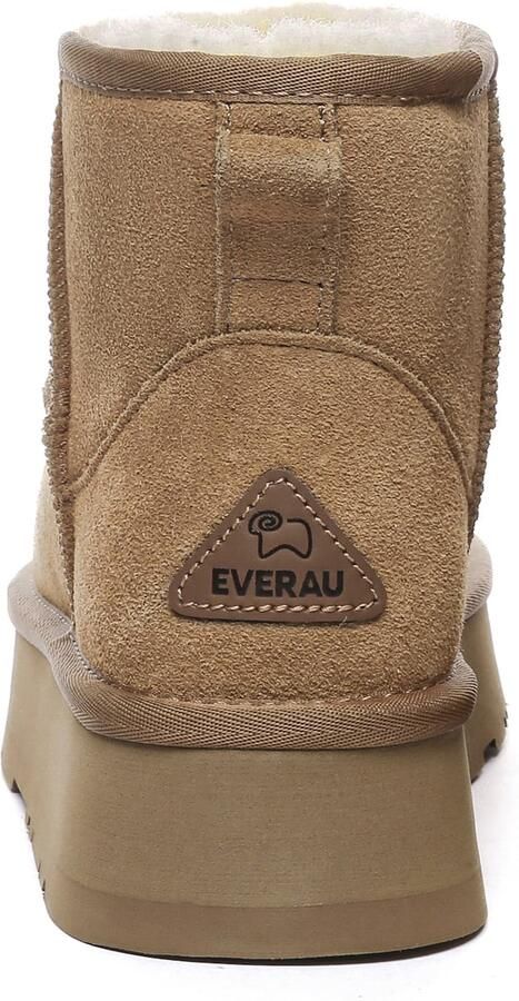EVERAU Australia Dames Leren Plateaulaarzen Dusky - Foto 5