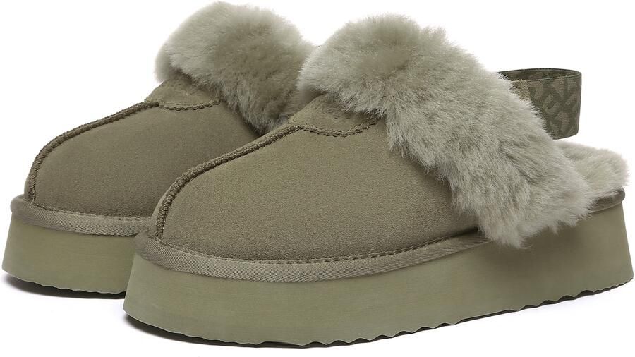 EVERAU Australia Dames Wagtail Slippers Met Afneembare Riem - Foto 5