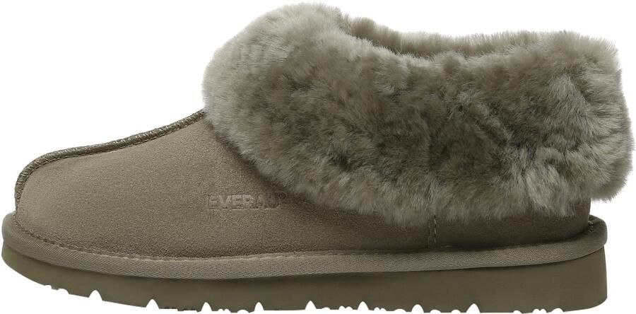 Everau Huisschoenen 'Ibis' olijfgroen
