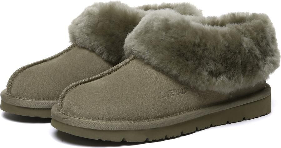 Everau Huisschoenen 'Ibis' olijfgroen - Foto 6