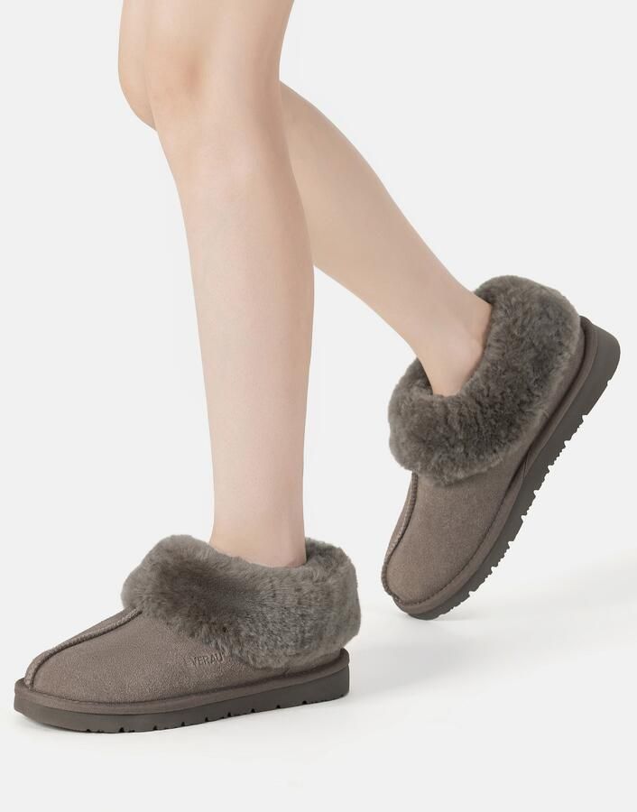 Everau Huisschoenen 'Ibis' chocoladebruin - Foto 6
