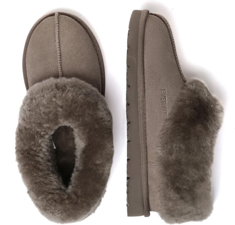 Everau Huisschoenen 'Ibis' chocoladebruin - Foto 3