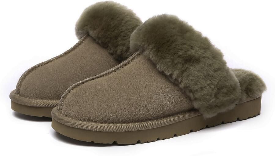Everau Huisschoenen 'Raven' crème kastanjebruin - Foto 9