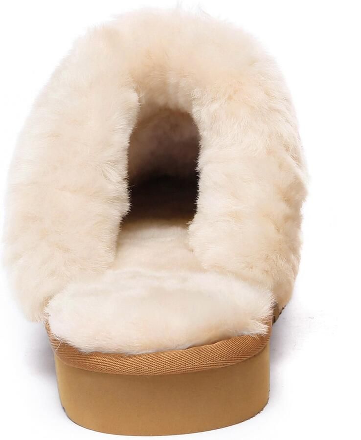 Everau Huisschoenen 'Raven' crème kastanjebruin - Foto 5