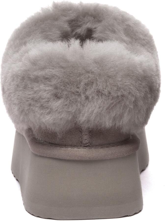 EVERAU Australia Dames Leren Pantoffels Topknot - Foto 6