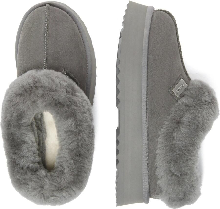 EVERAU Australia Dames Leren Pantoffels Topknot - Foto 2