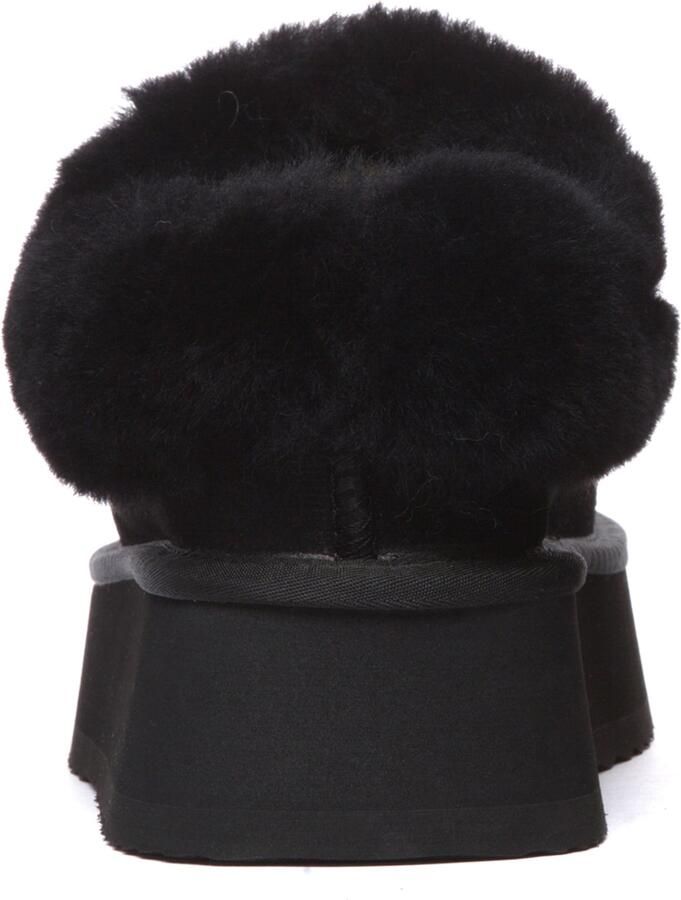 EVERAU Australia Dames Leren Pantoffels Topknot - Foto 4