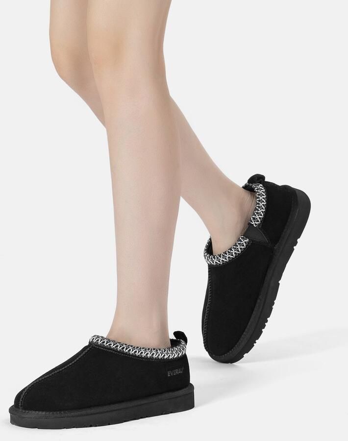 EVERAU Australia Dames Leren Pantoffels Wigeon - Foto 3