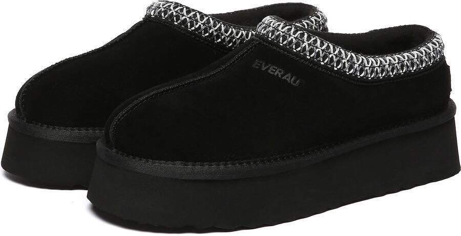 Everau Huisschoenen 'Wonga' zwart - Foto 6