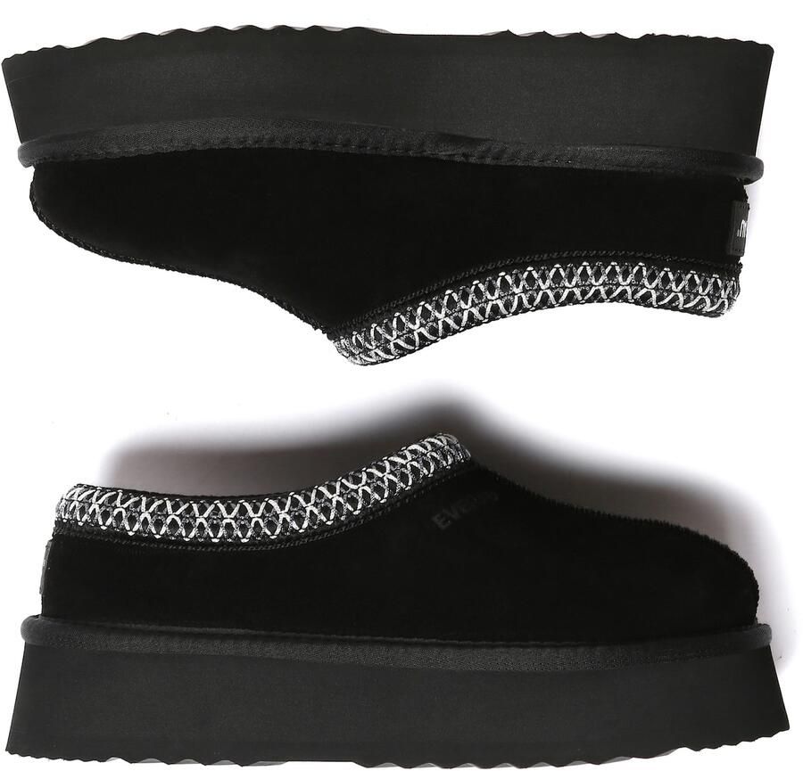 Everau Huisschoenen 'Wonga' zwart - Foto 3