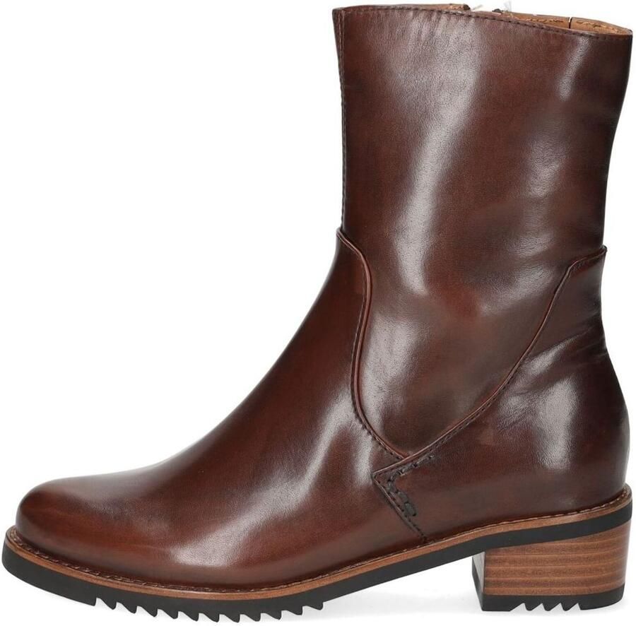 EVERYBODY Enkellaarsjes Dames Bee Leer Bruin