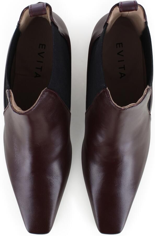 EVITA Chelsea boots 'VANESSA' bordeaux zwart - Foto 5