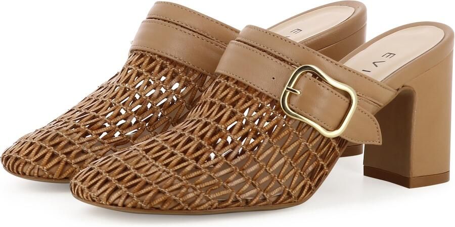 EVITA Clogs 'TABEA' bruin - Foto 4
