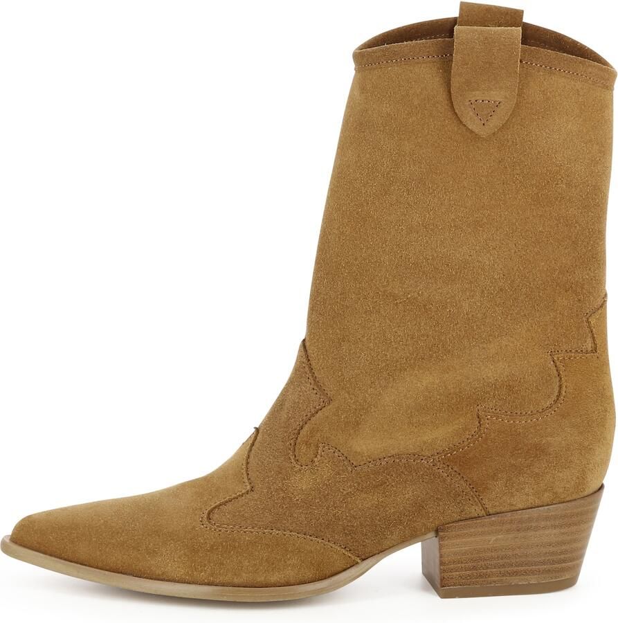 EVITA Cowboylaarzen 'GINEVRA' lichtbruin